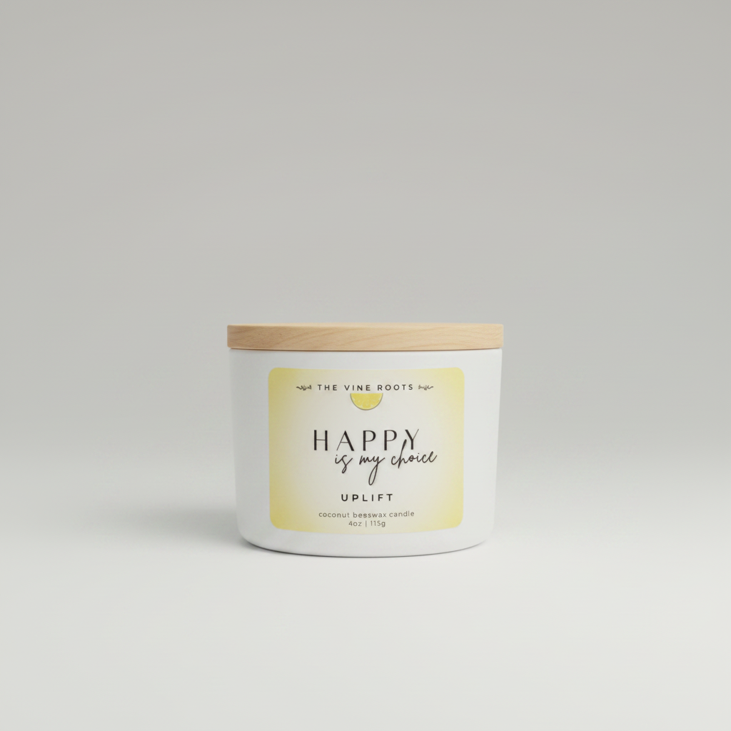 Happy is My Choice 4oz Candle