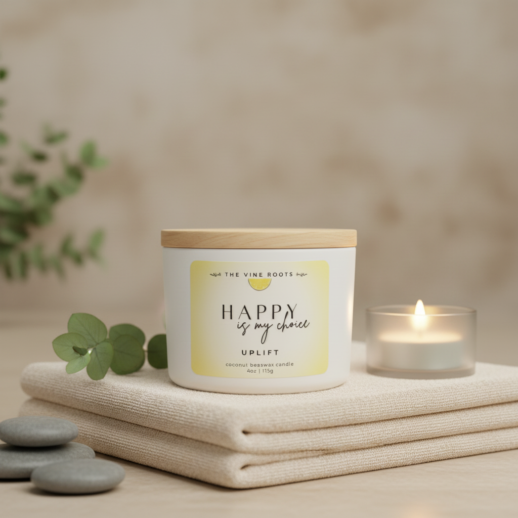Happy is My Choice 4oz Candle